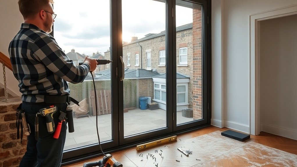 Aluminium Door Installation West Brompton