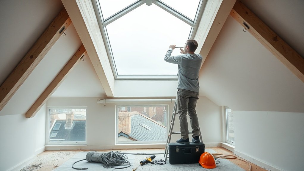 Electric Skylight Installation West Brompton