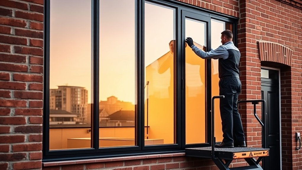 Glazier in Ifield Road