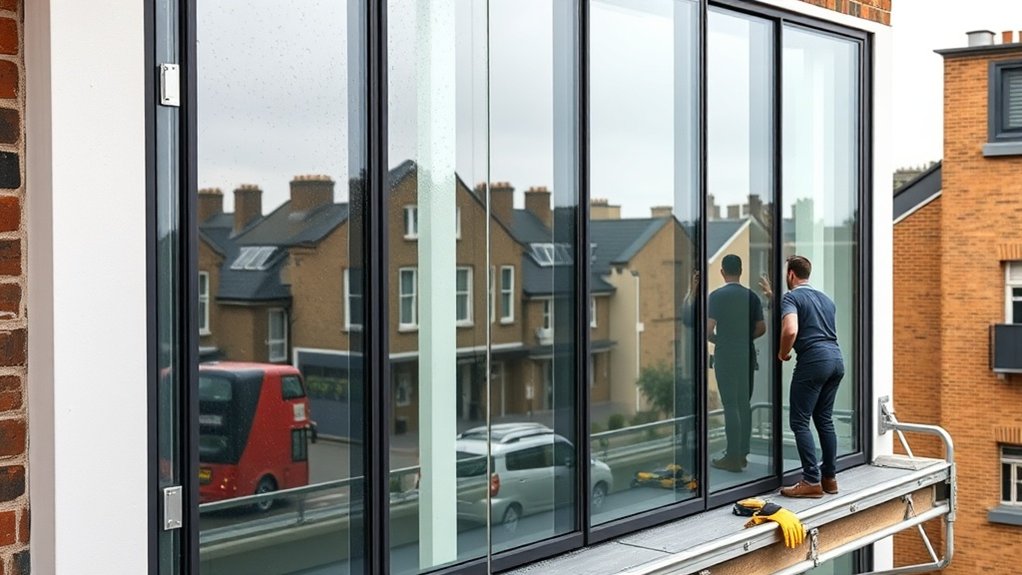 Polycarbonate to Glass Conversion West Brompton