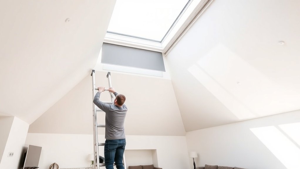 Skylight Blinds Installation West Brompton