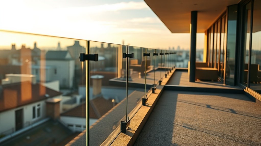 Terrace Glass Balustrades West Brompton