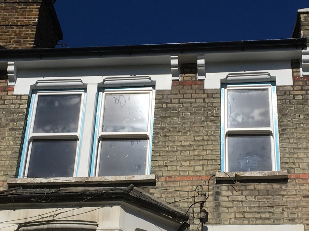New uPVC sash windows fitted on Victorian terrace in West Brompton